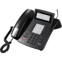 AGFEO ST 42, Analog telefon, 1000 poster, Namn och uppringnings-ID, Svart