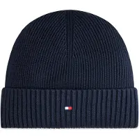 Tommy Hilfiger Hilfiger Flag Embroidery Beanie WiTH Cashmere
