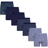 Björn Borg Cotton Stretch Boxers 7-pack Blå, L