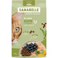 Sanabelle No Grain med kyckling och blåbär spannmålsfritt kattfoder