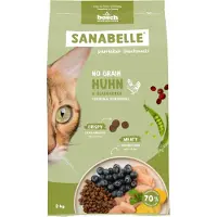 Sanabelle No Grain Kyckling 2 kg spannmålsfritt foder för katter