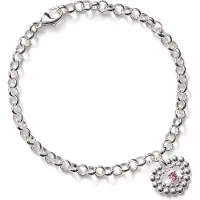 Kalevala Koru Pink Ribbon 2025 Circle of Light silver armband pink 2569483J195