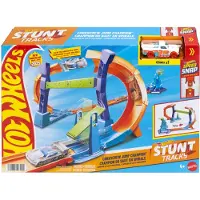 Hot Wheels Stunt Tracks Corkscrew Jump Champion