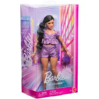 Barbie Docka - 30 cm - Deluxe Stil Purple Shorts Indisk - - One Size - Docka