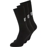 Björn Borg Core Crew Polyamide Socks 3-pack Svart, 36-40