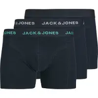 Jack & Jones Boxershorts 'JACCONOR' mörkblå / jade / vit