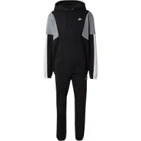 Nike Träningsoverall 'CLUB FLEECE' grå / svart / vit