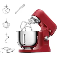 Kenwood KMX751ARD, Stativmixer, Röd, Vispning, Knådning, Vispning, 5 l, Metall, 1000 W