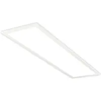 Briloner LED panel Simple A, Vitt / opal, Arbetsrum / kontor, Metall, LED-taklampa