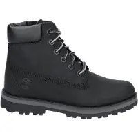 Timberland unisex för barn. TB0A28UD0011 Läderstövlar med snörning Courma Kid svart (29), Hud, Karta, Nyckelband, Casual, Hållbar, barnmode