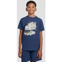 New Balance Fitness Centre Illustrated Graphic Kids T-Shirt nb navy, M