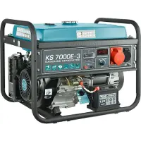 Könner&Sohnen KS bensin generator KS 7000E-3 5,0kW 230/400V, elektrisk start