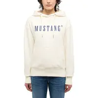 Mustang Sweatshirt 'Margo' mörkblå / vit