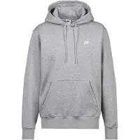 Nike Luvtröja Club - Grå/Grå/Vit, storlek XX-Large