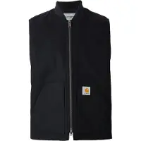 Carhartt WIP - Jackor - Classic Vest Black Rigid för UnisexBomull - Storlek M - Svart