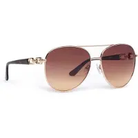 GUESS Aviator Dam Shiny Pale Gold Brown Gradient GU00158