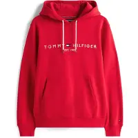 Tommy Hilfiger Logo Embroidery Fleece Drawstring Hoody