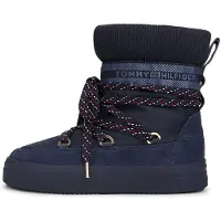 Tommy Hilfiger Logo Tape Warm Lined Lace Up Snow Boots
