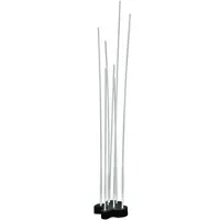 Artemide Architectural Reeds IP67 LED-golvlampa 1 del, Aluminium / grå / zink, Rostfritt stål, Modern