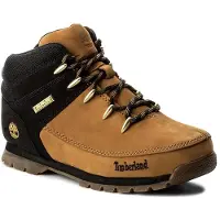 Timberland for woman. TB0A1NJU2311 Leather boots Euro Sprint yellow, black / Rebotl (38), Brown, Laces, Casual, Outdoor
