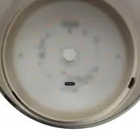 Brilliant LED bordslampa Lumeo, dimbar, Aluminium / grå / zink, Vardagsrum / matsal, Glas, LED-bordslampa