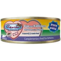 Renske Kitten Grain Free pâté kyckling med kalkon våtfoder katt (burk)