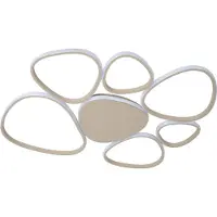 Lucide LED taklampa Samling, dimbar, Creme / bärnsten, Vardagsrum / matsal, Metall, Modern, LED-taklampa