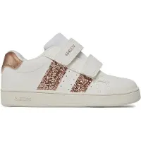 Geox Sneakers J ECLYPER GIRL flickor - Vit - 25
