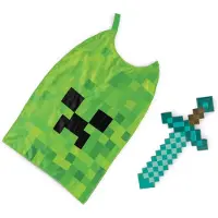 Disguise Minecraft Sväd med Cape Utklädnad Limited Edition