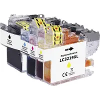 Renkforce Bläck Ersätter Brother LC-3219XLBK, LC-3219XLC, LC-3219XLM, LC-3219XLY Kompatibel Kombi-pack Svart, Cyan, Magenta, Gul RF-5705474