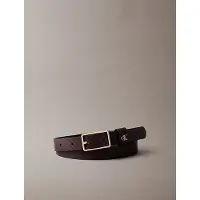 Calvin Klein Leather Monogram Hardware Belt
