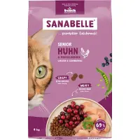 Sanabelle Senior med kyckling och tranbär kattfoder