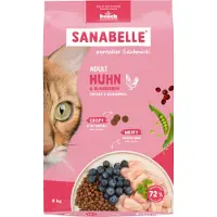 Sanabelle Adult med kyckling och blåbär kattfoder