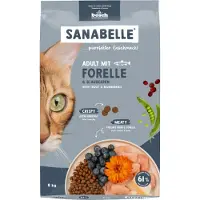 Sanabelle Adult med öring och blåbär kattfoder