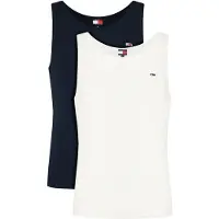 Tommy Hilfiger Tommy Jeans 2 Pack Tommy Flag Extra Slim Tank Tops