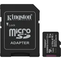 Kingston Micro SDXC minneskort + adapter 1TB | Klass 10 | Canvas Select Plus Gen3