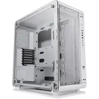 Thermaltake Core P6 TG Snow - Mid tower - SSI CEB - genomskinlig sidopanel (härdat glas) - ingen strömförsörjning (PS/2) - vit - USB/ljud