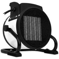 Vonroc Elektrisk värmefläkt 1000W/2000W – Keramisk – Vit