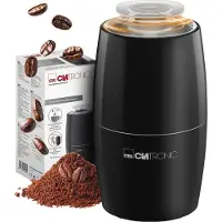 Clatronic KSW 3806 264005 Kaffekvarn Svart Slagräknare i rostfritt stål