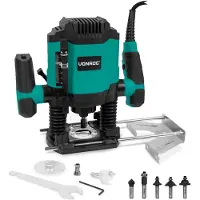 Vonroc Handöverfräs 1200W – 6-8mm | Inkl. 6-bits