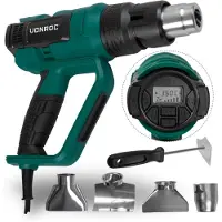 Vonroc PRO Varmluftspistol 2000W | Med LCD skärm och 60 värmeinställningar (50°C - 650°C)
