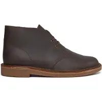 Clarks för män. 26153532 Originals Bushacre 3 ankelstövlar i brunt läder (46), Hud, Karta, Nyckelband, Casual