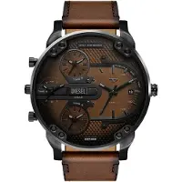 Diesel Analog klocka 'Mr. Daddy' brun / svart