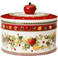 Villeroy & Boch Winter Bakery Delight Kakburk Medium - Förvaringsburkar & lock Porslin Multi