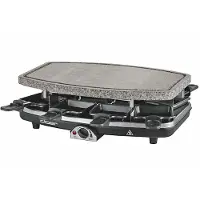 Cloer 6430 - Raclette/värmesten - 1.1 kW - svart