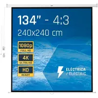 Iggual Elektrisk Väggskärm (240 x 240 cm)