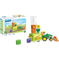 Playmobil - Junior: Tractor with Load and Drop Planter