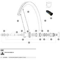 Mavic Ksyrium Pro Carbon Sl Tubular Hr Bakfälg