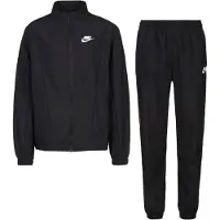 Nike Träningsoverall NSW Woven FZ - Svart/Vit Barn, storlek M: 137-147 cm