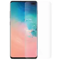 Mtp Products Samsung Galaxy S10+ Fullt Skydd Härdat Glas Skärmskydd - Genomskinlig